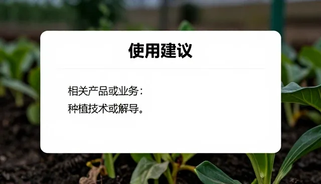 种植技术指导中的维护指导关键点解析
